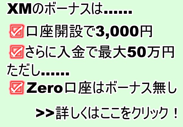 XMのボーナスの特徴