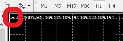 XM用MT4でワンクリック注文ボタンを表示させる